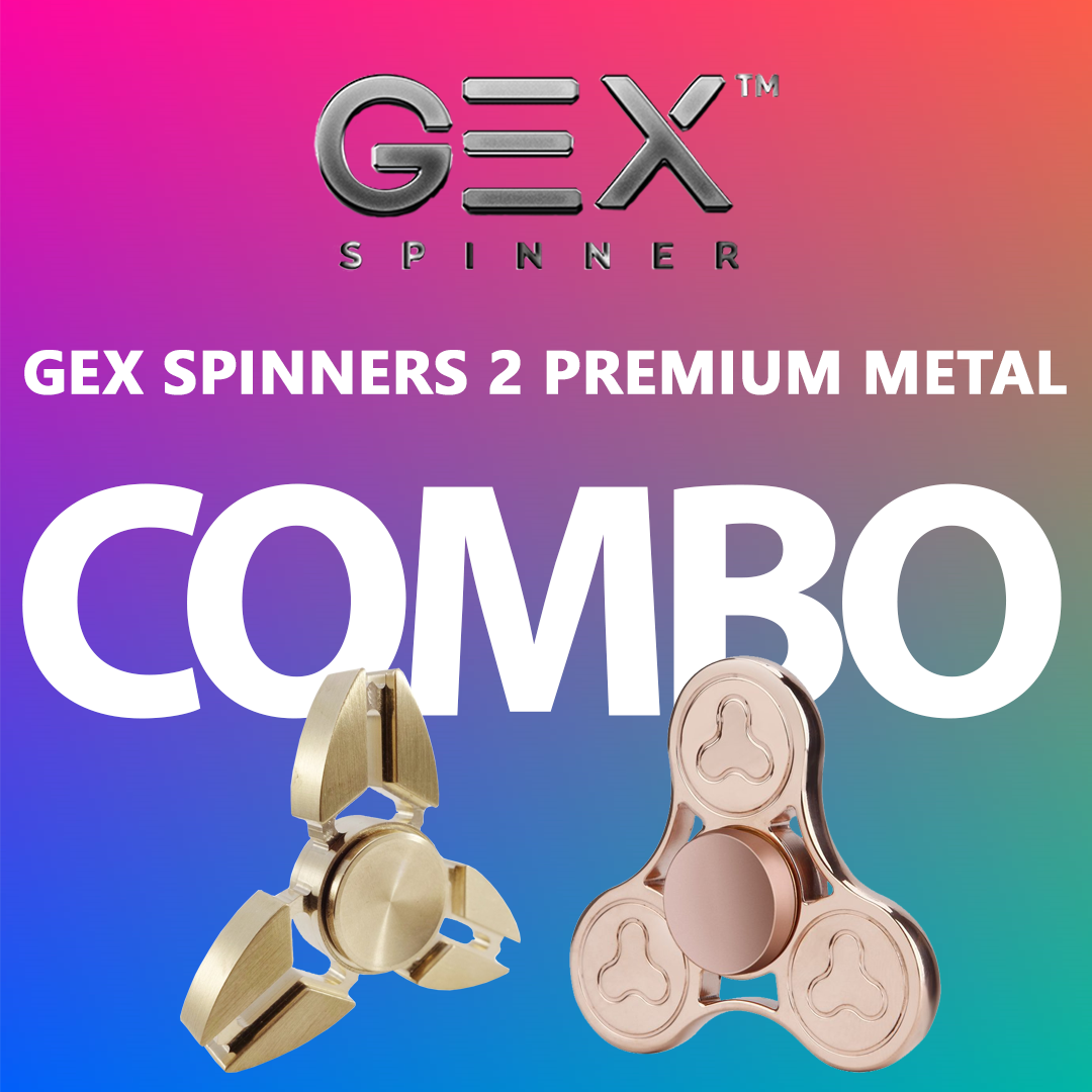 Gex Spinner Combo Two Premium Metal Spinners GX018
