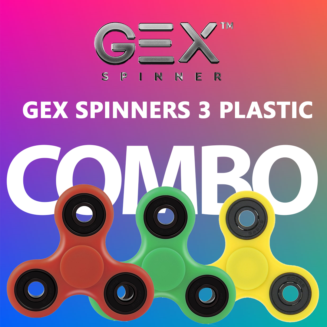 Online store GEX Plastic Spinner Combo x 3 Bundle