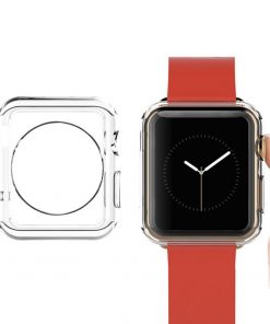 For Apple Watch 38mm 42mm Soft Clear Coloured Case