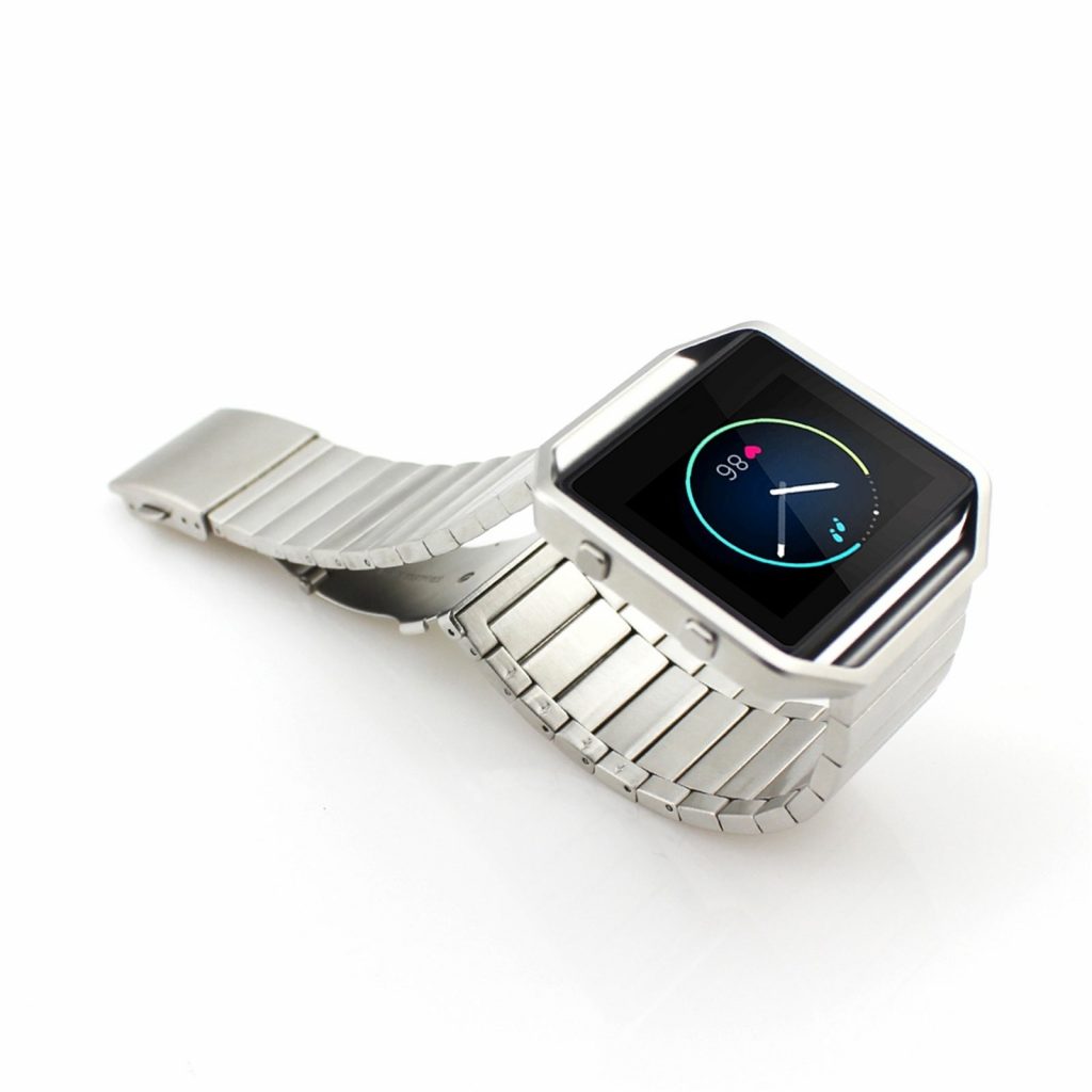 For Fitbit Blaze Solid Stainless Steel Links Band - Image 5