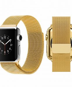 Gold Milanese Loop Apple Watch Band