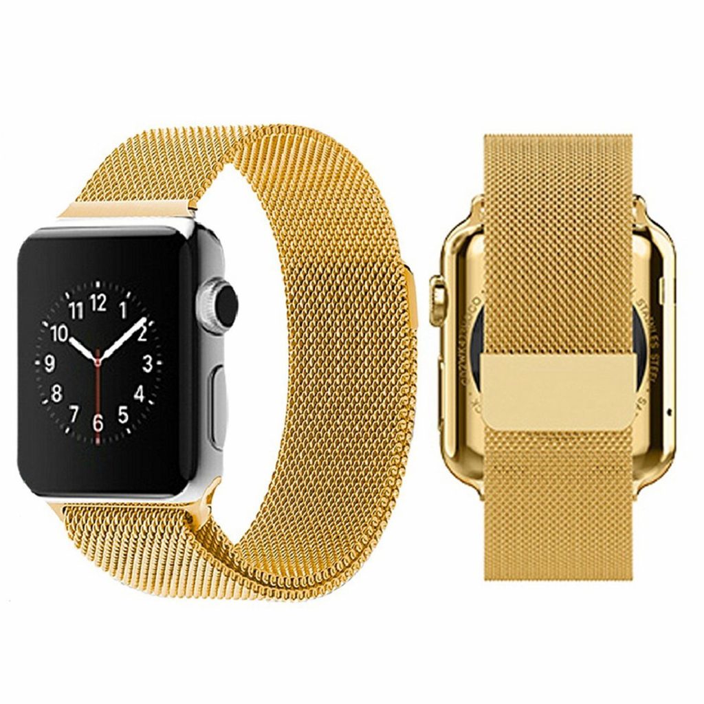 Gold Milanese Loop Apple Watch Band