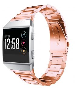 Rose Gold Metal Replacement Strap Band Fitbit Ionic