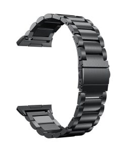 Black Steel Metal Replacement Strap Band Fitbit Ionic