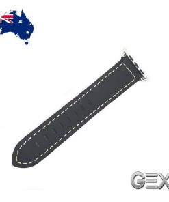 quality 38 42mm leather wrist band strap apple iwatch 123 case