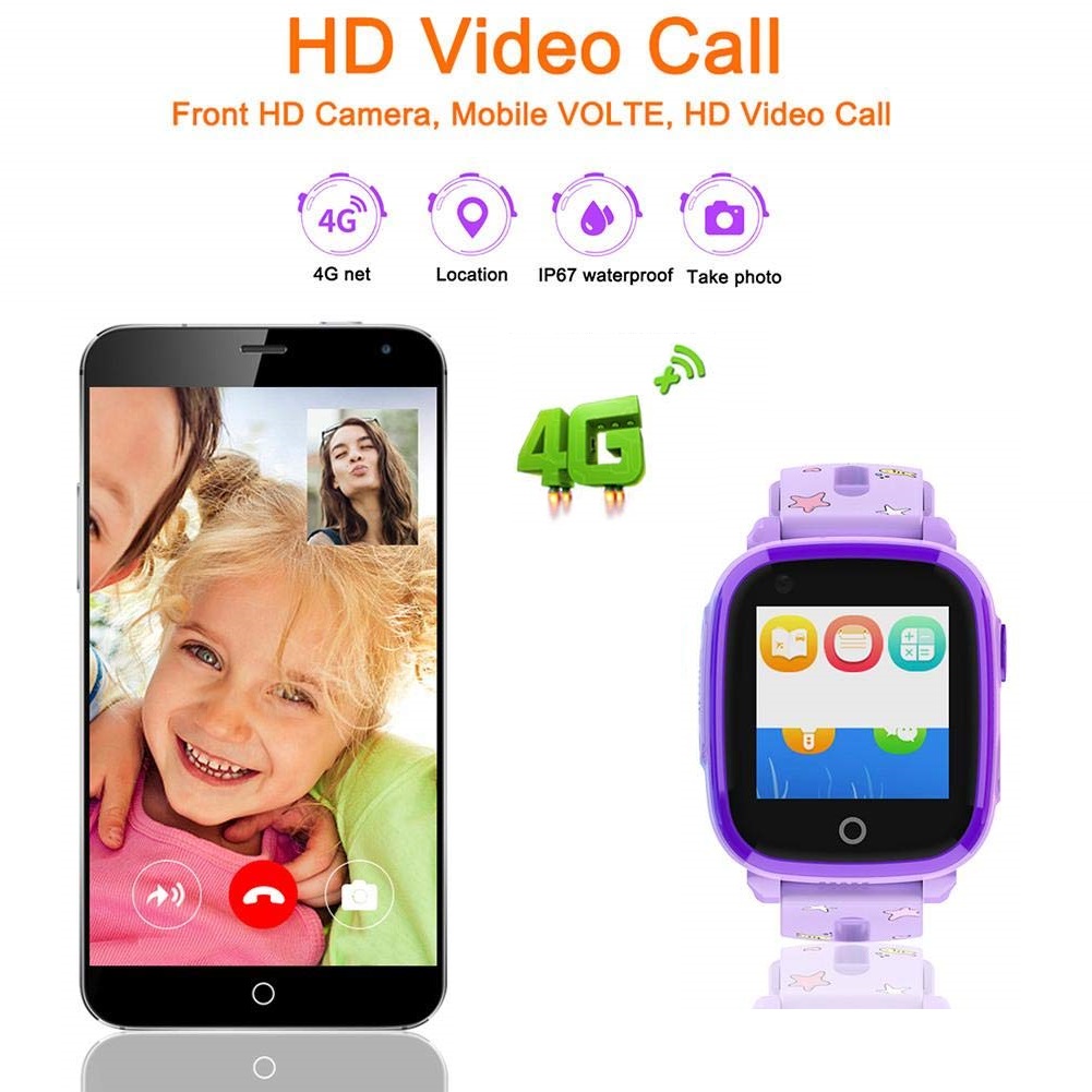 Gex Purple 4G Smart Kids GPS Waterproof Watch - Image 6