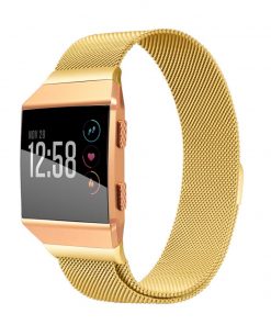 For Fitbit Gold Metal Mesh Band
