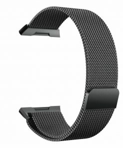 For Fitbit Ionic Black Metal Mesh Band - Image 2