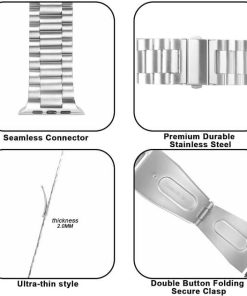 Suitable For iWatch Series 8 Metal Band - Image 8