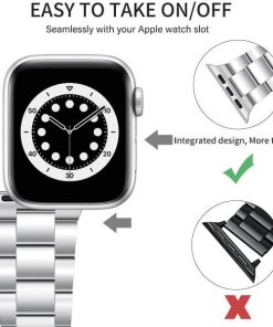Suitable For iWatch Series 8 Metal Band - Image 9