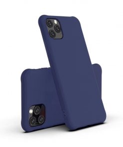 Navy Soft Silicone Case Suitable For iPhone 11 Series