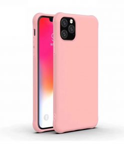 Pink Soft Silicone Case Suitable For iPhone 11 Series