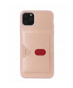 Rose Gold PU Leather Back Cover Case Suitable For iPhone Series 11