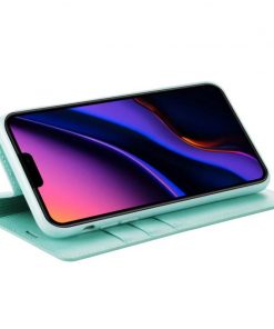 Mint Flip Wallet PU Leather Cover Case Suitable For iPhone 12 Series - Image 4