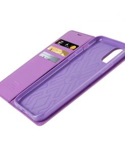 Purple Flip Wallet Protection PU Leather Cover Case Suitable For iPhone 12/Pro/Pro Max/Mini