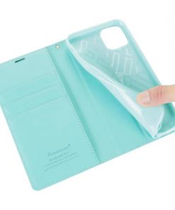 Mint Flip Wallet PU Leather Cover Case Suitable For iPhone 12 Series - Image 6