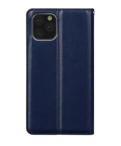 Blue Flip Wallet PU Leather Cover Case Suitable For iPhone 12 Series - Image 2