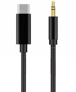 USB Type-C to 3.5mm Aux Nylon Braided Adapter