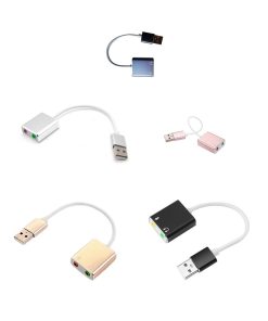 7.1 Hifi External USB Sound Card Audio Mic Adapter