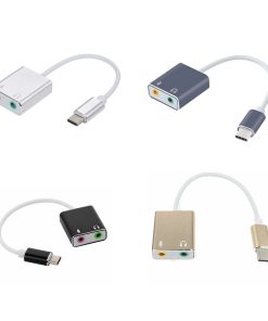 7.1 Hifi External Type-C Sound Card Audio Mic Adapter