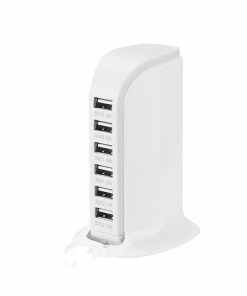 30W 6 Port USB Fast Charging Station Hub - Image 3