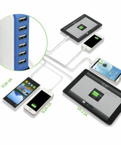 30W 6 Port USB Fast Charging Station Hub - Image 6