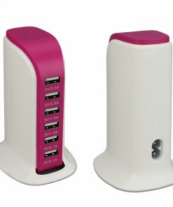 30W 6 Port USB Fast Charging Station Hub - Image 11