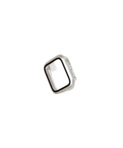 Silver Shockproof Plastic Screen Protector Case Suitable For iWatch Series 8 41mm