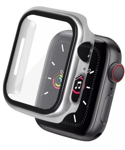 Rose Gold Electroplated Plastic Screen Protector Case Suitable For iWatch SE 44mm - Image 6