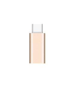 iPhone 15 Lighting To USB-C Durable Gold Power Adapter