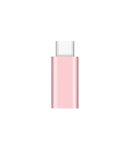 iPhone 15 Lighting To USB-C Durable Rose Pink Power Adapter
