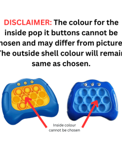 Disclaimer - Electronic Pop Push it Game Controller LED Sensory Fidget Toy