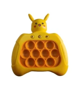 Amber Pikachu - Electronic Pop Push it Game Controller LED Sensory Fidget Toy