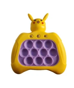 Purple Pikachu - Electronic Pop Push it Game Controller LED Sensory Fidget Toy