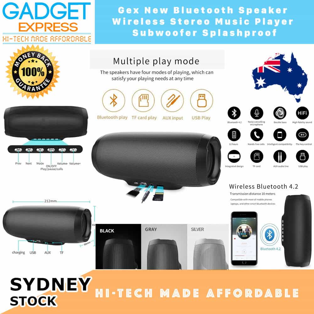 NBY Wireless Bluetooth Speaker Stereo