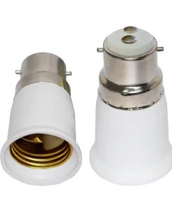 Premium E27 To B22 Bulb Adapter High Quality PC Fireproof Lamp Base Converter 1Pc